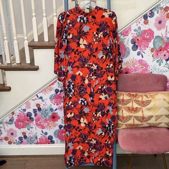 Anthropologie “Porridge” Angelique Maxi Dress in Red - Picture 5 of 7